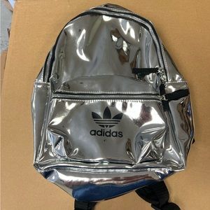 Adidas Silver Reflective Backpack